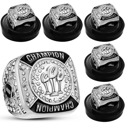 #ad #ad 6 Pack Fantasy Football Ring Football Champion Rings Size 11 Football Champio... $53.52