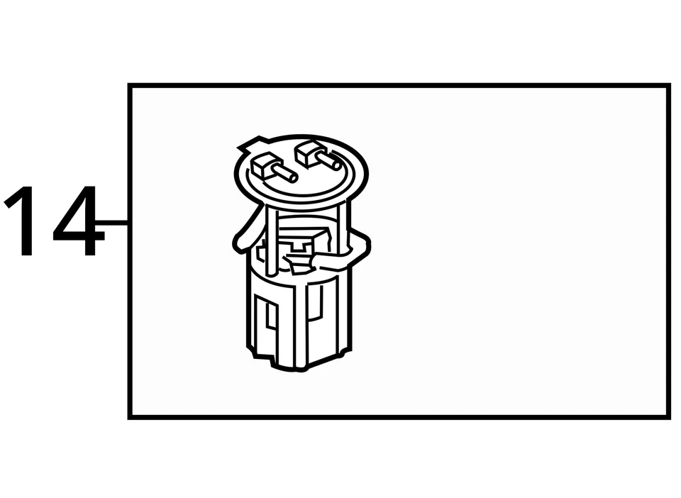 2010-2011 Mercury Mariner Electrical Gas Fuel Pump Assembly J4DEL - Image 3 of 3