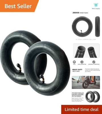 2 Pack - 200X50 Inner Tubes- Electric Scooter Tire Tube | Compatible with Raz...