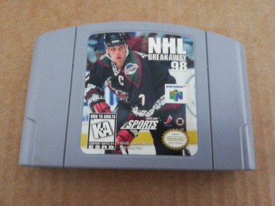 NHL BREAKAWAY 98 Nintendo 64 game cartridge only N64 WORKS GREAT Tkachuk