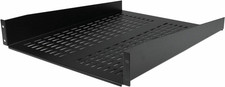 .Com Ripiano Rack 19" 2U Ventilato, Mensola Rinforzata per Armadi Rack 19 Pollic