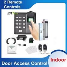 Door Access Control System Biometric Fingerprint Zkteco Magnetic Lock 2 Remote