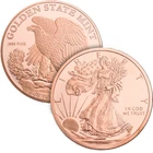 1oz Copper Round Walking Liberty GSM Golden State  .999 Fine Bullion Coin USA 🔥