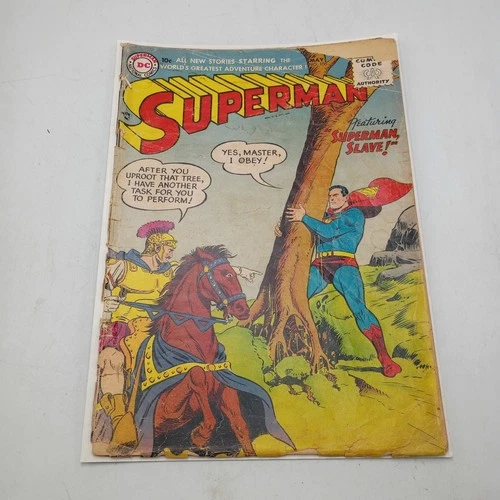 VINTAGE 1956 DC Comics SUPERMAN #105 Silver Age Comic Book 'Superman, Slave!'