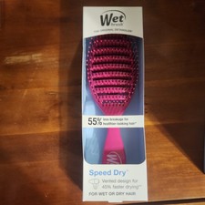 Wet Brush Speed Dry Pink 1 pack Vented Design Heatflex Bristles