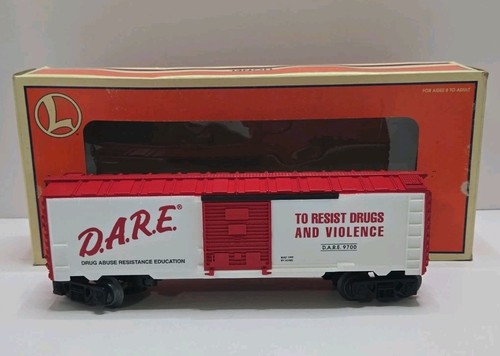 Lionel 6‐26242 1996 D.A.R.E. Puertas de apertura Boxcar excelente estado calibre O | Condition: Used