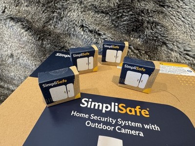 SimpliSafe ES3 (4-Pack) Entry Door Window Sensor White 3rd Generation Brand New
