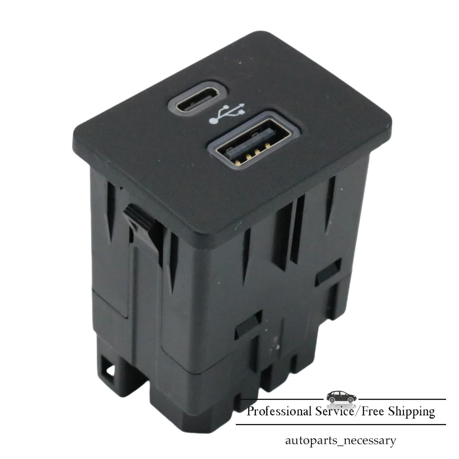 USB Media Hub Type A & C Charge Port Sync 3.4 Upgrade Fits Ford Bronco 2021-2025