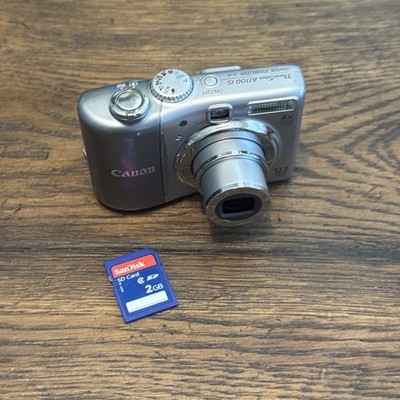 Canon PowerShot A1100 IS 12.1MP Digital Camera Silver 4X Optical Zoom Tested