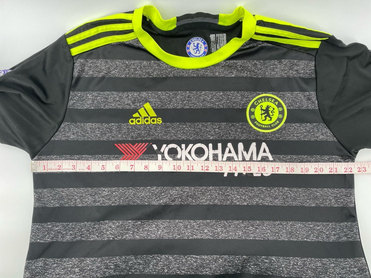 Adidas Chelsea FC Third Jersey Black/Neon Soccer Shirt Gringo
