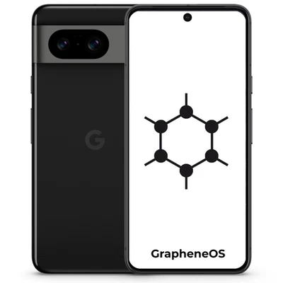 Google Pixel 8 5G 128GB entsperrt Graphene OS Smartphone - Top A+ Zustand
