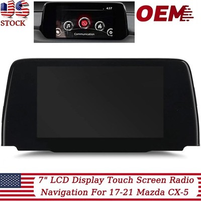 Replacement For 2017-21 Mazda CX-5 7'' LCD Display Touch Screen Radio Navigation
