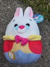 SQUISHMALLOWS Disney 8 Inch White Rabbit Alic...