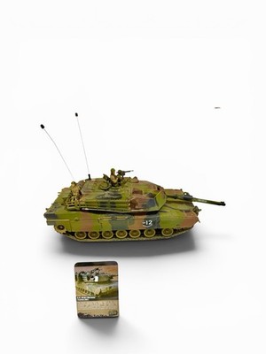 RARE FORCES OF VALOR 1:32 US M1A1 Abrams Diecast Tank Desert Storm 2003 FIGURES