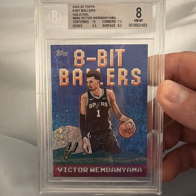 2025-26 Topps - 8-Bit Ballers Victor Wembanyama #8B-4 Holofoil for