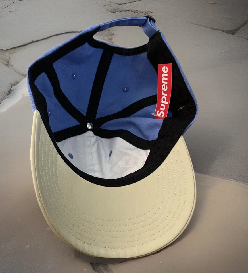 VISERA DE CUERO SUPREMA 6 PANELES SOMBRERO ROYAL OS SS21 SEMANA 13 (AUTÉNTICO) NUEVO Foto 3 de 4