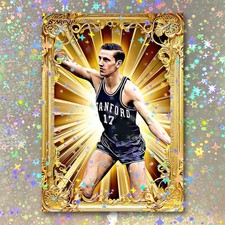 Jim Pollard Holographic Golden Icon Art Card 02/10 Starpop Signed Short Print