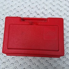 Vtg Lego Carrying Case 1982 Flip Top Red Storage Box Made in USA