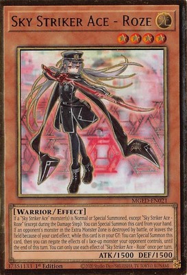 Maximum Gold: El Dorado Premium Gold Rare HP MGED-EN021 Sky Striker Ace - Roze