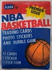 1986 Fleer Basketball Wax Pack! Michael Jordan sticker$! showing!