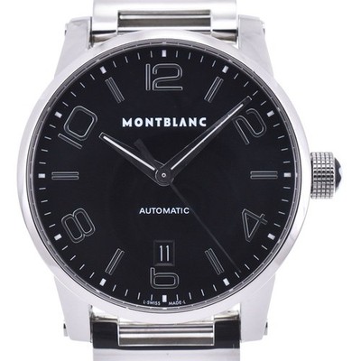 Montblanc 7210 Time Walker Back Skelton Automatic Winding Men'S Q 145678 Stylish