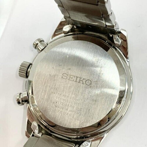 Seiko Solar Men's Black Watch - V172-0AP0 for sale online | eBay