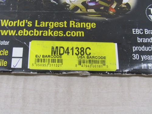 EBC CONTOUR BRAKE ROTOR MD4138C KAWASAKI NINJA ZX-6RR ZX-10R Z 750S EX650 ER-6N - Picture 5 of 6
