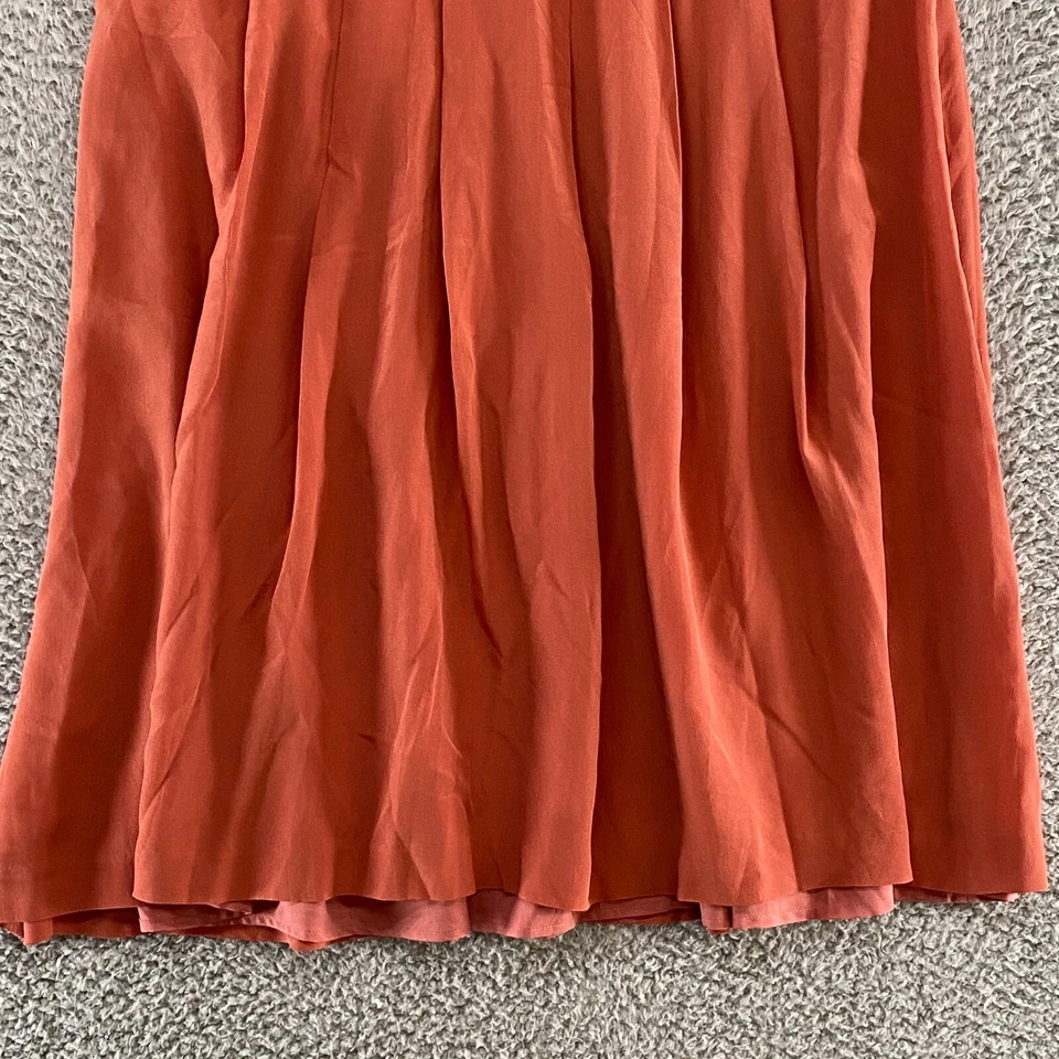 Madewell Cami платье женщин 14 папоротника искусственного надежном 100% шелк тонкий регулируемый ремень - Изображение 3 из 4