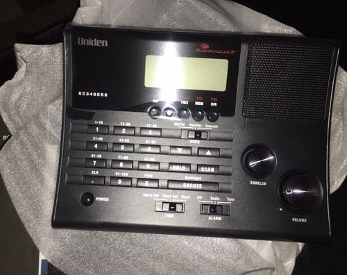 Uniden Bearcat BC340CRS Scanner Police Fire EMS Weather AM/FM Alarm With Box - Zdjęcie 4 z 11