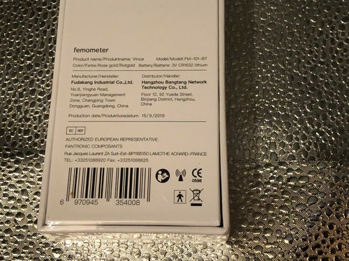 FUDAKANG FM-101-BT Fermometer Vinca Rotgold Basalthermometer - Bild 2 von 3