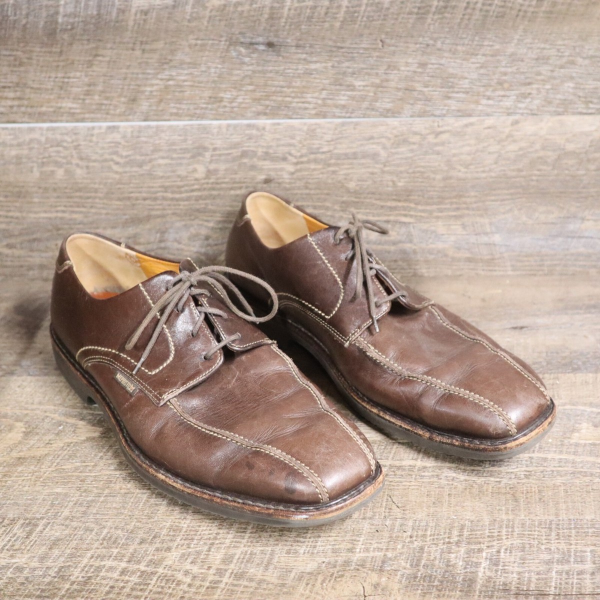 Mephisto Split Toe Brown Oxford Shoes US Adult Men display picture 2
