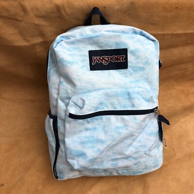 JanSport Cross Town Backpack Mile High Cloud JS0A47LW7T4 NWT Blue