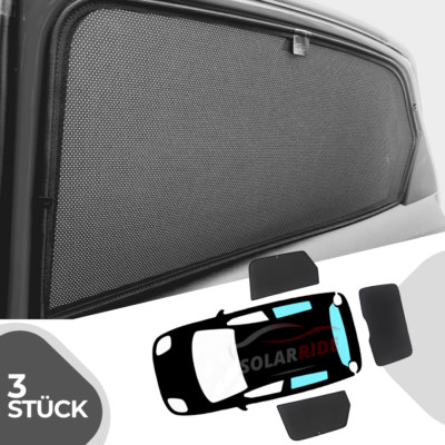 Sonnenschutz für Fiat 500 (2007- 2024) 3-teilig