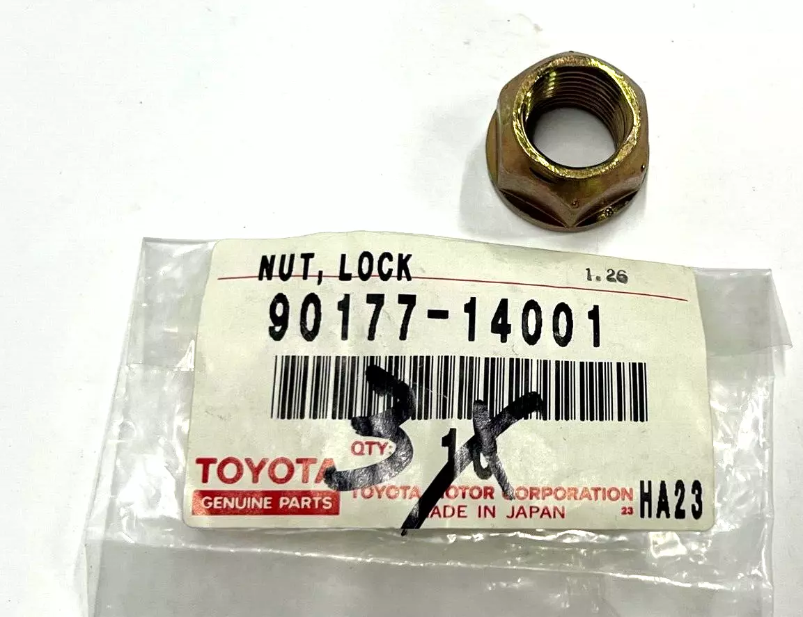 GENUINE TOYOTA LEXUS (1996-2007) 9017714001 NUT, REAR SHOCK RIGHT 