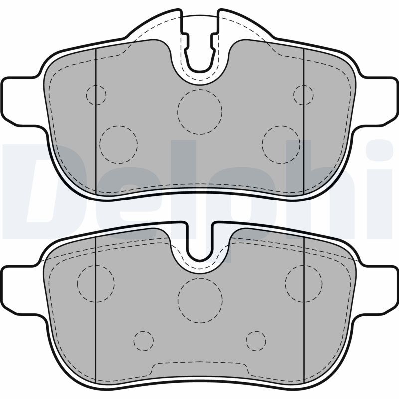 Plaquette de frein DELPHI LP2163 frein à disque BMW Z4 Roadster E85 E89