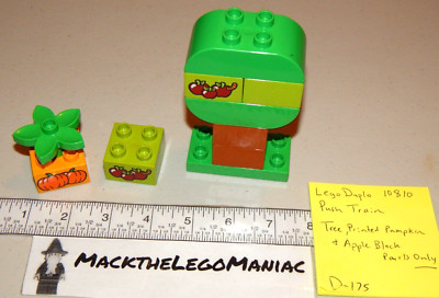 Lego Duplo 10810 Push Train Tree Printed Pumpkin Apple Parts Only