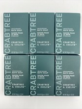 6 new Crabtree  Evelyn Moisturizing Bath Soap Bars 1.25 oz Travel Size
