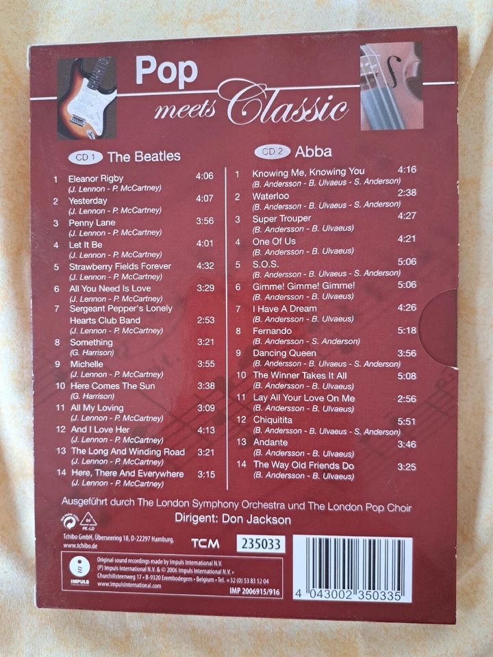 2 x CD: Pop meets Classic: The Beatles Abba - London Symphony Orchestra - Bild 2 von 4