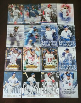 2018 Topps Update INSERTS with Blue and Black You Pick - 2 Card Minimum