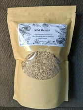 Red Reishi Mushroom for Making Teas or Extracts, All Natural, Chopped, 4 oz.