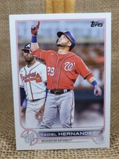 2022 Topps Update Series Yadiel Hernandez Baseball Card US293 Nationals FREE S&H