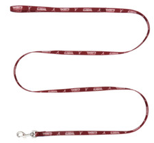 NCAA Pet Team Leash Alabama Crimson Tide 0.375" x 60"