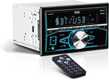 Audio Systems Car Stereo, Double Din, Bluetooth, No CD DVD Player, AM/FM Radio