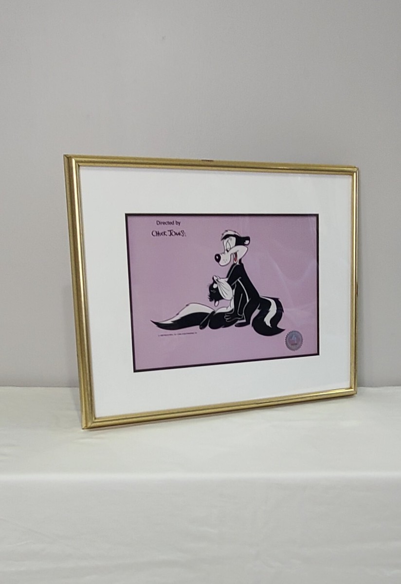 Pepe Le Pew Serigraph Cel #04346 Chuck Jones 1992 Warner Bros COA