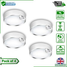 80 LED Motion Sensor Ceiling Light PIR Wireless Battery Powered Indoor Light