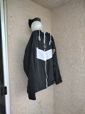 Authentic”newlook Sport” Women’s Plus Blk. Muti Long Sleeve Lt. Wt. Windbrkr. 1x