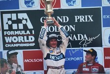 photo signée Thierry Boutsen  F1 Formule 1 sport auto autographe 1989 williams