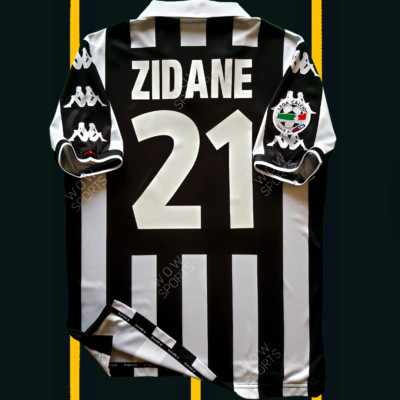 JUVENTUS 1999 2000 HOME FOOTBALL SHIRT FUSSBALLTRIKOT #21 ZIDANE
