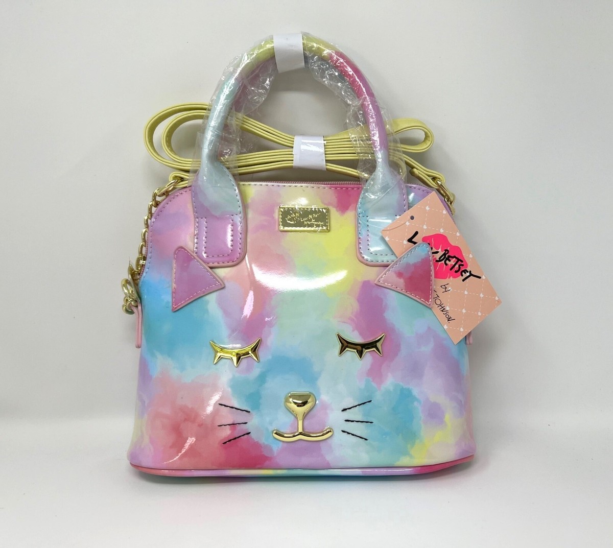 Luv Betsey JOHNSON HANDBAG WOMANS Crossbody SATCHEL Purse Tie Dye