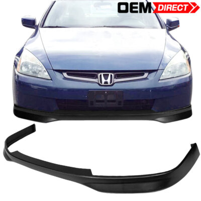 Fits 03-05 Honda Accord Sedan Type R Unpainted Front Bumper Lip Splitter - PP